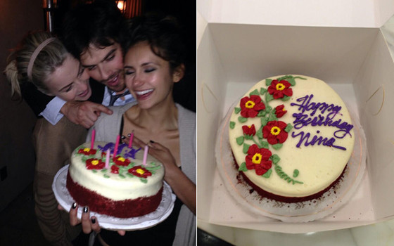 Nina Dobrev comemora aniversário com Ian Somerhalder Nina Dobrev comemora aniversário com Ian Somerhalder